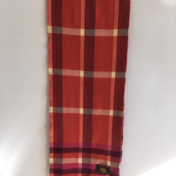 Coach Leatherware plaid soft winter scarf - Picture 8 of 8
